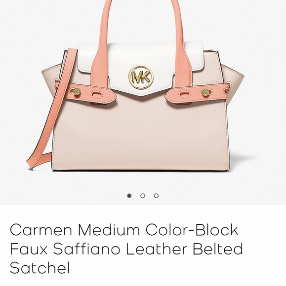 Authentic Michael Kors Carmen light pink purse - Picture 7 of 7